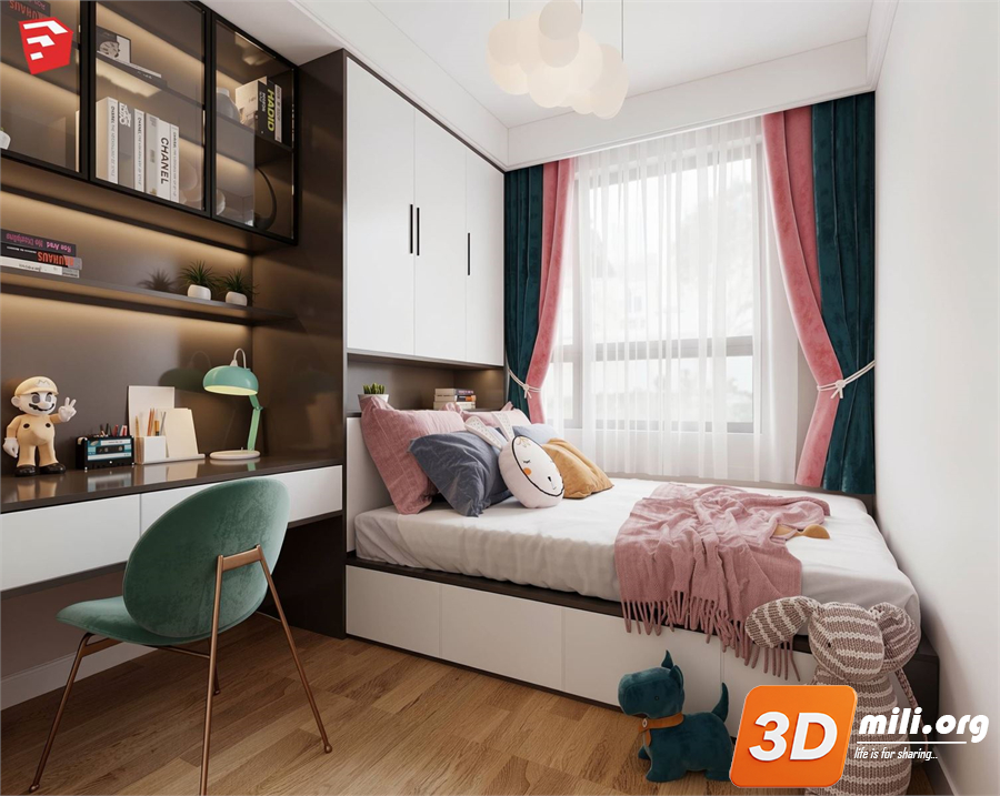 Children Room Scenes Skp FIles 
